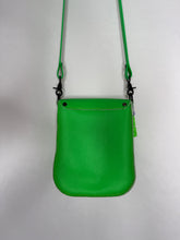 Load image into Gallery viewer, Neon Green Flap Crossbody Bag
