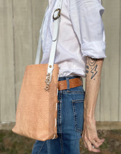 Load image into Gallery viewer, Veg Tan Embossed Crossbody Bag
