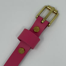 Load image into Gallery viewer, Le Belt 3/4&quot; Classic Leather Belt - Bright Pink - Last One!
