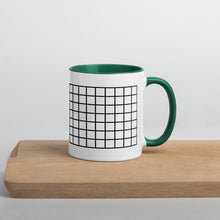 Load image into Gallery viewer, Grid Mug with Color Inside
