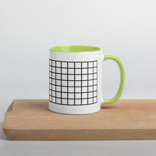 Load image into Gallery viewer, Grid Mug with Color Inside
