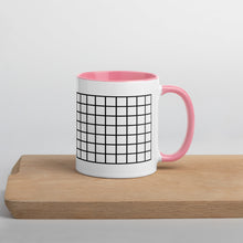 Load image into Gallery viewer, Grid Mug with Color Inside
