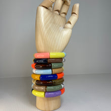 Load image into Gallery viewer, Stretchy Acrylic Bamboo Bead Bracelet
